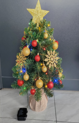 24-Inch Decorated Tabletop Christmas Tree